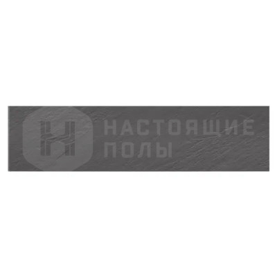 Керамогранит Уральский гранит УФ013 черный рельефный, 1200*295*10 мм