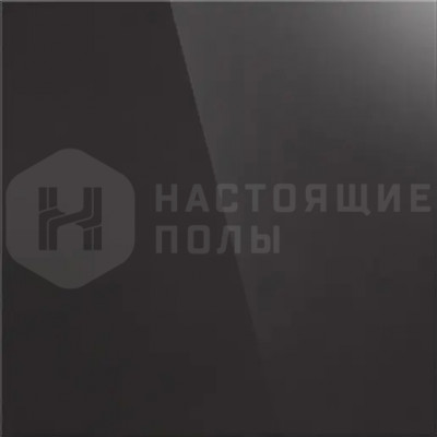Керамогранит Уральский гранит УФ019 насыщенно-черный полированный, 600*600*10 мм