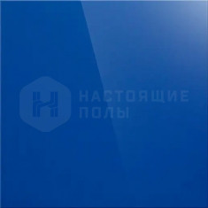 УФ025 насыщенно-синий полированный, 600*600*10 мм