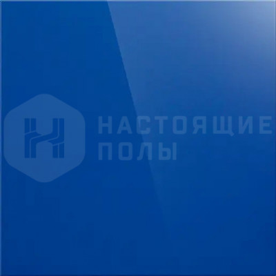 Керамогранит Уральский гранит УФ025 насыщенно-синий полированный, 600*600*10 мм