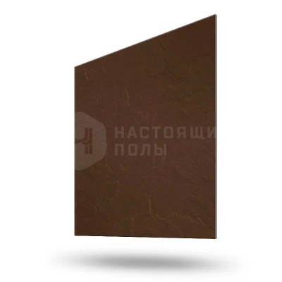 Керамогранит Уральский гранит УФ027 кофейный рельефный, 600*600*10 мм