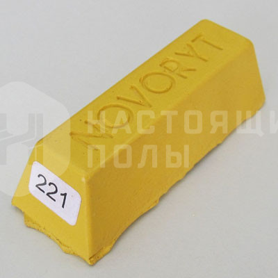 Шпатлевка-расплав (твердый реставрационный воск) Novoryt 221 Желтый мягкий