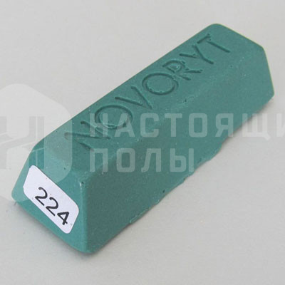 Шпатлевка-расплав (твердый реставрационный воск) Novoryt 224 Зеленый мягкий