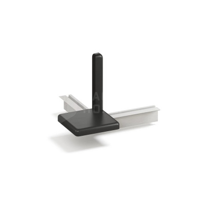 Laconistiq 32464655208 Угол наружный алюминиевый для микроплинтуса micro- L угловой, черный матовый