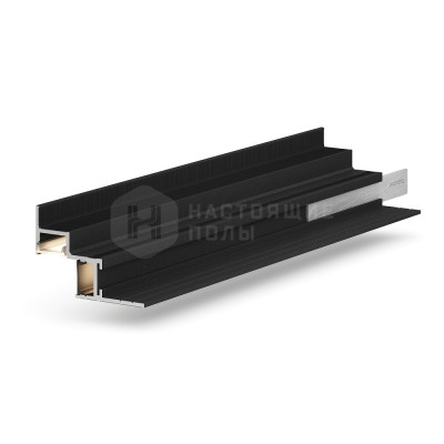 Теневая рейка Laconistiq 30-31-300 Multilevel Dual Черный муар, 3000*46,7*31 мм