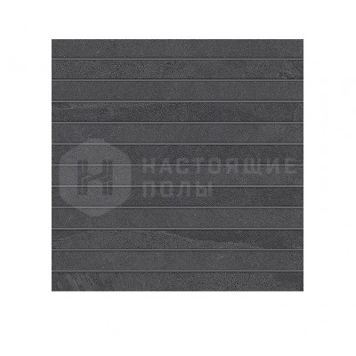 Керамический гранит Estima Луна Мозаика Фасция LN04/TE04 Черный Неполированный, 300*300*10 мм