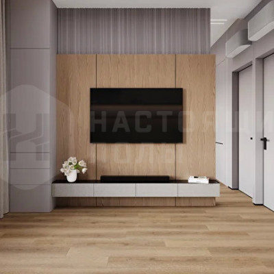 SPC плитка Respect Floor 2801 Дуб Янтарный, 1220*183*5 мм