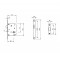 Защелка для раздвижных дверей Tupai 3859 141 титан