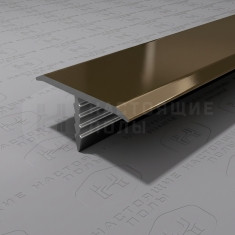 PV103-48 темная бронза блестящая, 2700*9.2*25 мм