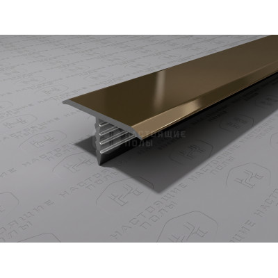 Профиль T-образный алюминиевый Neexy PV103-48 темная бронза блестящая, 2700*9.2*25 мм Профиль T-образный алюминиевый Neexy PV103-48 темная бронза блестящая, 2700*9.2*25 мм