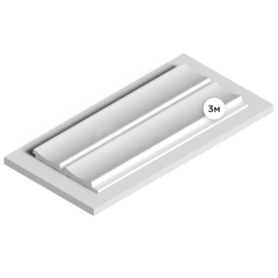 Стеновая панель Hiwood LV125 NP LONG, 3000*120*12 мм
