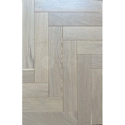 Паркет Елочка Kraft Parkett 901 Дуб Натур, 500*100*13.5 мм