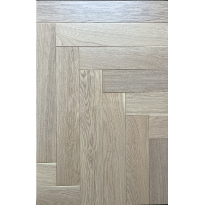Паркет Елочка Kraft Parkett 902 Дуб Натур, 500*100*13.5 мм