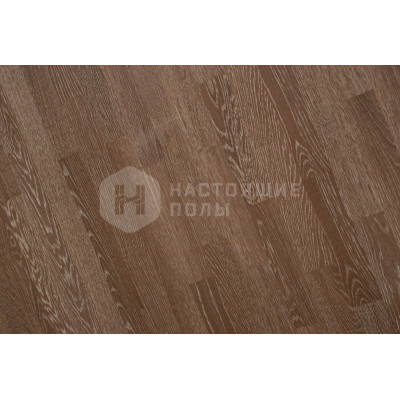 Паркетная доска Befag Дуб Cream & Clear Натур брашированный трехполосный