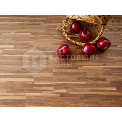 Паркетная доска Coswick 1330-1662 Американский орех Селект энд Бэттер под лаком