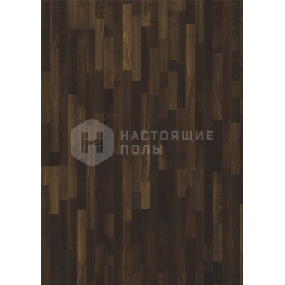 Паркетная доска Karelia Midnight Дуб Дымчатый Матт трехполосная