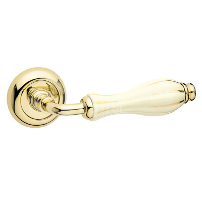 Дверная ручка Fimet Lady 148/231C F01 Gold stripes