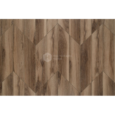 ПВХ плитка клеевая французская елочка Aquafloor Parquet Chevron Glue AF2558PGCh, 553.7*130.5*2.5 мм