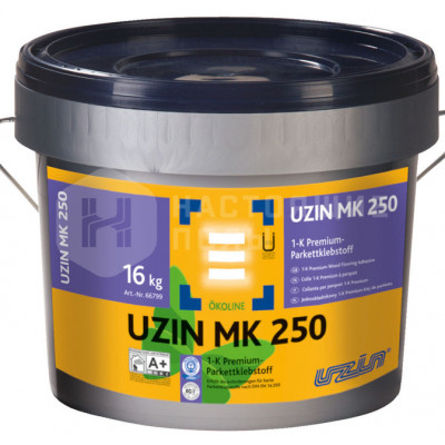 Паркетный клей однокомпонентный полиуретан-силановый UZIN MK 250 (16 кг)