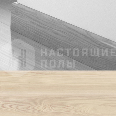 Ламинированный плинтус Pergo паркетный 77*14 мм 1766 Ясень натуральный
