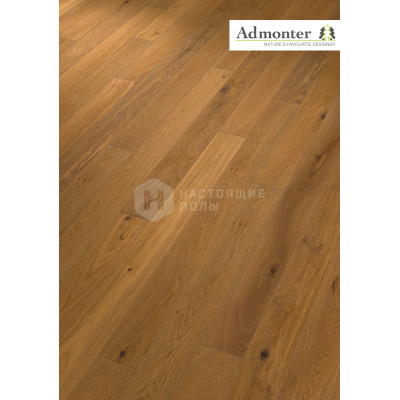 Инженерная доска Admonter EI190 02 Дуб Горный Ноблесс брашированный под маслом, 2000*188*15 мм