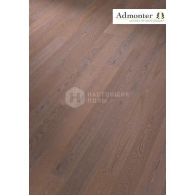 Инженерная доска Admonter EI230 06 Дуб Медиум Белый Ноблесс брашированный под маслом, 2000*188*15 мм