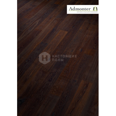 Инженерная доска Admonter EI251 09 Дуб Темный Бэйсик шлифованный под маслом, 2000*188*15 мм