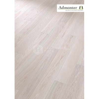 Инженерная доска Admonter EI102 01 Дуб Экстра Белый Бэйсик брашированный под маслом, 1200*120*10 мм