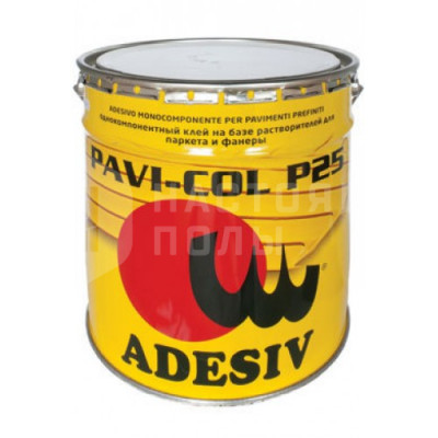 Паркетный клей Adesiv 1-компонентный каучуковый Pavi-col P25 (21 кг)