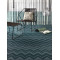 ПВХ покрытие в рулоне Bolon by Missoni 104275 Zigzag Cyan