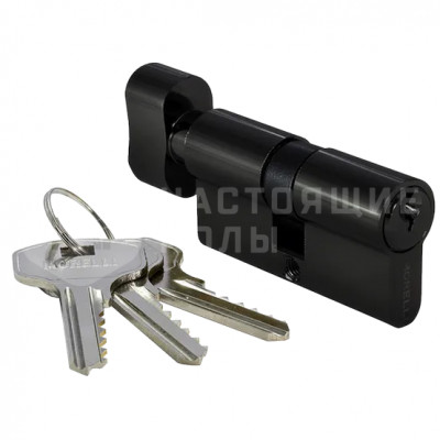 Цилиндр Morelli 70CK BL ключ-вертушка, черный