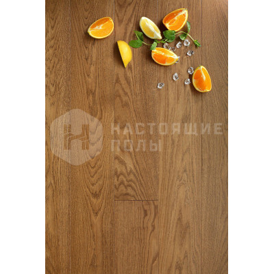 Паркетная доска Hajnowka Parkett Дуб Carmelo Селект однополосный, 1150*148*12.5 мм