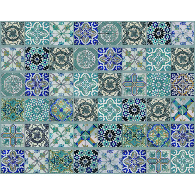 Ламинат Classen Loft 43058 Керамика Цветная, 1286*160*8 мм