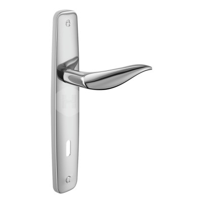 Дверная ручка на планке с отверстием под ключ буратино Art AR10P OC