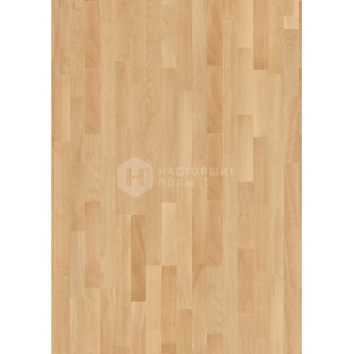 Паркетная доска Boen BDGL3PTD Бук Анданте трехполосный под лаком, 2200*215*14 мм