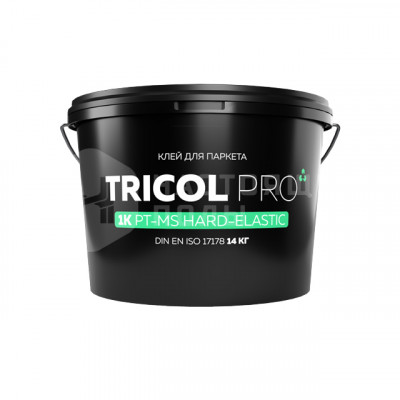 Однокомпонентный жестко-эластичный паркетный клей Tricol Pro 1K PT-MS Hard Elastic (14 кг)