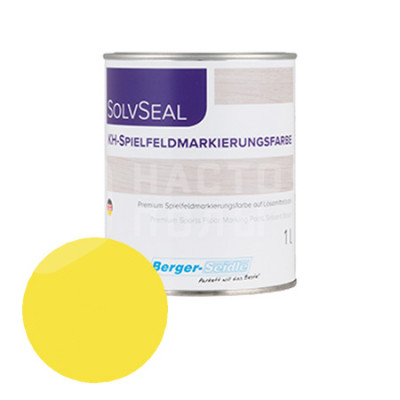 Краска для разметки спортивных полов Berger-Seidle KH-Spielfeldmarkierungsfarbe желтый RAL 1007 (1л)