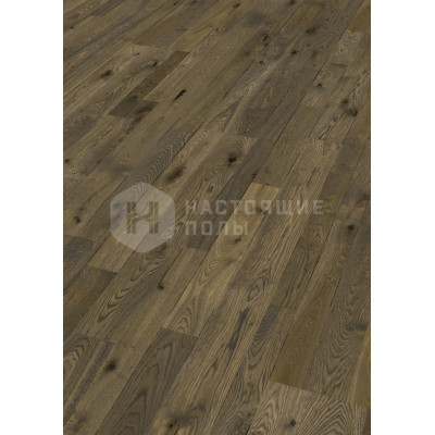 Паркетная доска Meister PC 400 Style 8589 Дуб Оливковый коричневый дощатый брашированный под маслом