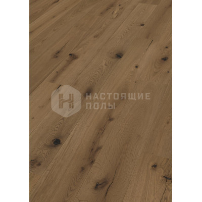 Паркетная доска Meister PD 400 Cottage 8499 Дуб Закопченый светло-коричневый Маунтин брашированный под маслом Паркетная доска Meister PD 400 Cottage 8499 Дуб Закопченый светло-коричневый Маунтин брашированный под маслом