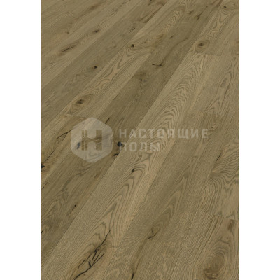Паркетная доска Meister PD 400 Cottage 8555 Дуб Коричнево-серый Аутентик брашированный под маслом Паркетная доска Meister PD 400 Cottage 8555 Дуб Коричнево-серый Аутентик брашированный под маслом
