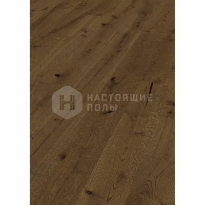 Паркетная доска Meister PD 400 Cottage 8559 Дуб Темно-коричневый Каньон брашированный под маслом
