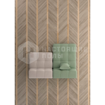 ПВХ плитка клеевая Moduleo Moods 109 Chevron Columns Contemporary 22220 Дуб Блэкджек + 22937 Дуб Блэкджек
