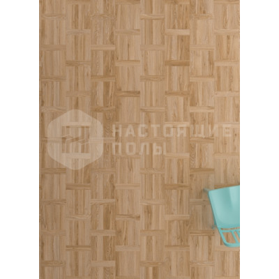 ПВХ плитка клеевая Moduleo Moods 114 Basket Weave Small 22229 Дуб Блэкджек