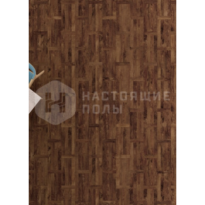 ПВХ плитка клеевая Moduleo Moods 131 Basket Weave Slim 54880 Дуб Кантри