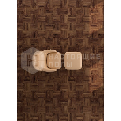 ПВХ плитка клеевая Moduleo Moods 142 Basket Weave Block 54880 Дуб Кантри