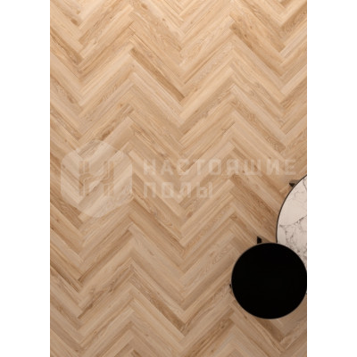 ПВХ плитка клеевая Moduleo Moods 163 Herringbone Slim Soft 22220 Дуб Блэкджек + 22229 Дуб Блэкджек