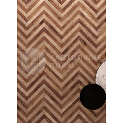 ПВХ плитка клеевая Moduleo Moods 165 Herringbone Slim Classic 54852 Дуб Кантри + 54880 Дуб Кантри