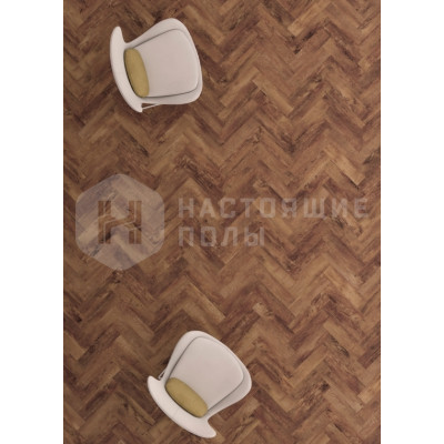ПВХ плитка клеевая Moduleo Moods Parquetry 174 Herringbone Short 54880HB Дуб Кантри