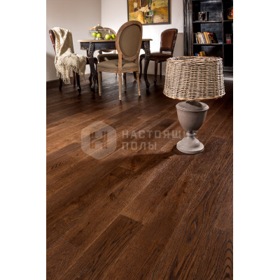 Инженерная доска Coswick Кантри 1108-3217 Дуб Молочный Шоколад 1 Коммон шелковое масло 127 мм