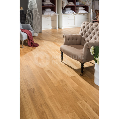 Инженерная доска Coswick Брашированная 1108-1201 Дуб Натуральный Селект энд Бэттер шелковое масло 127 мм